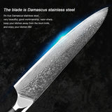 Akarui (あかるい) Japanese Santoku Chef Knife with Ebony Handle