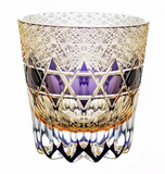 Edo Kiriko Handcrafted Emerald Fluorite Whisky Glass – A Verdant Glimmer of Radiance