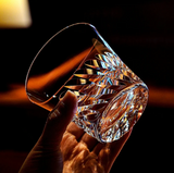 Edo Kiriko "Wings of an Angel" Hand-Cut Whiskey Glass