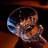 Edo Kiriko "Wings of an Angel" Hand-Cut Whiskey Glass