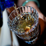 Edo Kiriko Handcrafted Starlit Guqin Whisky Glass – A Symphony of Light and Heritage