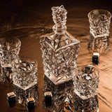 The Sovereign Decanter & Glass Set | Luxury Crystal Whiskey Connoisseur Suite
