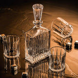 The Sovereign Decanter & Glass Set | Luxury Crystal Whiskey Connoisseur Suite