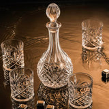 The Sovereign Decanter & Glass Set | Luxury Crystal Whiskey Connoisseur Suite