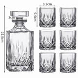 The Sovereign Decanter & Glass Set | Luxury Crystal Whiskey Connoisseur Suite