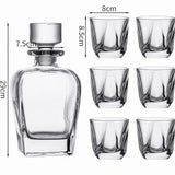 The Sovereign Decanter & Glass Set | Luxury Crystal Whiskey Connoisseur Suite