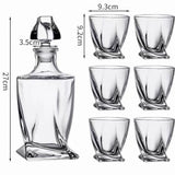 The Sovereign Decanter & Glass Set | Luxury Crystal Whiskey Connoisseur Suite