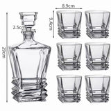 The Sovereign Decanter & Glass Set | Luxury Crystal Whiskey Connoisseur Suite