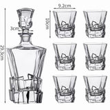 The Sovereign Decanter & Glass Set | Luxury Crystal Whiskey Connoisseur Suite