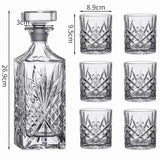 The Sovereign Decanter & Glass Set | Luxury Crystal Whiskey Connoisseur Suite