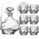 The Sovereign Decanter & Glass Set | Luxury Crystal Whiskey Connoisseur Suite
