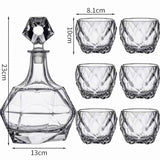 The Sovereign Decanter & Glass Set | Luxury Crystal Whiskey Connoisseur Suite