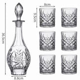 The Sovereign Decanter & Glass Set | Luxury Crystal Whiskey Connoisseur Suite