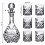 The Sovereign Decanter & Glass Set | Luxury Crystal Whiskey Connoisseur Suite