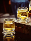The Kinetic Connoisseur | Luxury Rocking Crystalline Whiskey Tumbler Suite