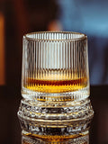 The Kinetic Connoisseur | Luxury Rocking Crystalline Whiskey Tumbler Suite