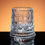 The Kinetic Connoisseur | Luxury Rocking Crystalline Whiskey Tumbler Suite