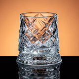 The Kinetic Connoisseur | Luxury Rocking Crystalline Whiskey Tumbler Suite