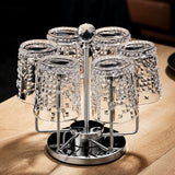 The Vanguard Carousel | Luxury Rotating Crystal Whiskey Connoisseur Suite