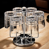 The Vanguard Carousel | Luxury Rotating Crystal Whiskey Connoisseur Suite