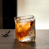 Japanese Handmade Wave Whisky Glass
