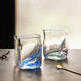 Japanese Handmade Wave Whisky Glass