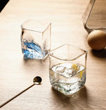 Japanese Handmade Wave Whisky Glass