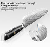 Daichi (だいち) Damascus VG10 Steel Kitchen Knives Set