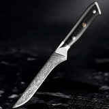 Akarui (あかるい) Japanese Santoku Chef Knife with Ebony Handle
