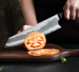 Kiritsuke ( きりつけ) Japanese Damascus Steel Chef Knife With Coloured Octagonal Handle