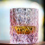 Edo Kiriko Handcrafted Celestial Whisky Glass – A Cosmos Reflected in Crystal