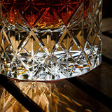 Edo Kiriko Handcrafted Celestial Whisky Glass – A Cosmos Reflected in Crystal