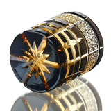 Edo Kiriko Handcrafted Diamond Amber Whisky Glass – A Jewel of Japanese Craftsmanship