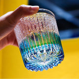 Edo Kiriko Handcrafted Stellar Nexus Whisky Glass – A Cosmos in Crystal