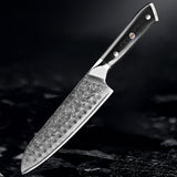 Akarui (あかるい) Japanese Santoku Chef Knife with Ebony Handle