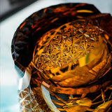 Edo Kiriko Handcrafted Night Jewel Whisky Glass – A Glimmer of Midnight Majesty