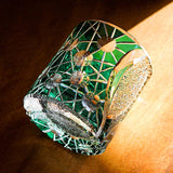 Edo Kiriko Handcrafted Night Jewel Whisky Glass – A Glimmer of Midnight Majesty