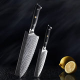 Daichi (だいち) Damascus VG10 Steel Kitchen Knives Set