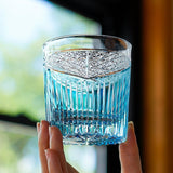 Edo Kiriko Handcrafted Karmic Whisky Glass – An Echo of Destiny in Crystal