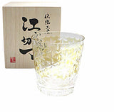 Edo Kiriko Handcrafted Sakura Snow Whisky Glass – A Transient Dream in Crystal