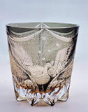 Edo Kiriko Handcrafted Dancing Phoenix Whisky Glass – A Soaring Symphony in Crystal