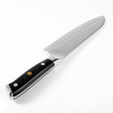 Akarui (あかるい) Japanese Santoku Chef Knife with Ebony Handle