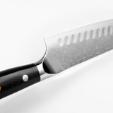 Akarui (あかるい) Japanese Santoku Chef Knife with Ebony Handle