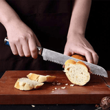 SAKUTO (作東) Japanese Damascus Steel Kitchen Knife Set With Resin Handle