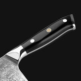 Akarui (あかるい) Japanese Santoku Chef Knife with Ebony Handle