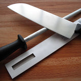 Professional Carbon Steel Black Knife Sharpening Steel, 12 Inch Free Shipping